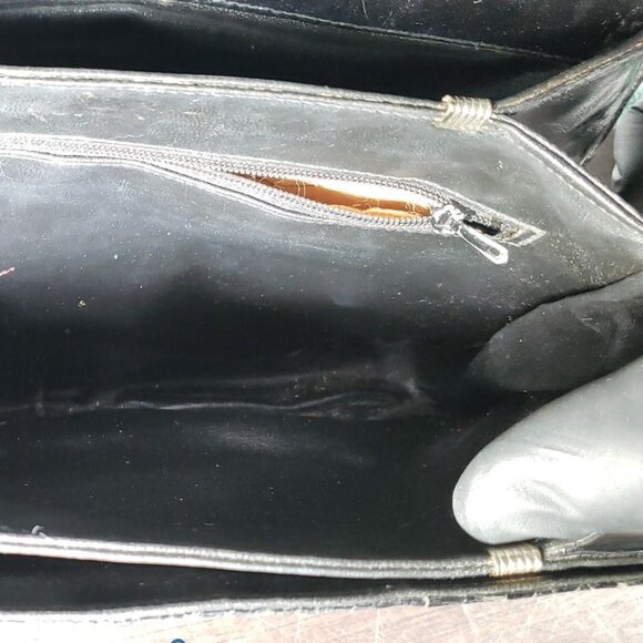 Corrado Maretto  Black Leather Handbag MADE IN ITALY with Dustbag - Picture 10 of 10